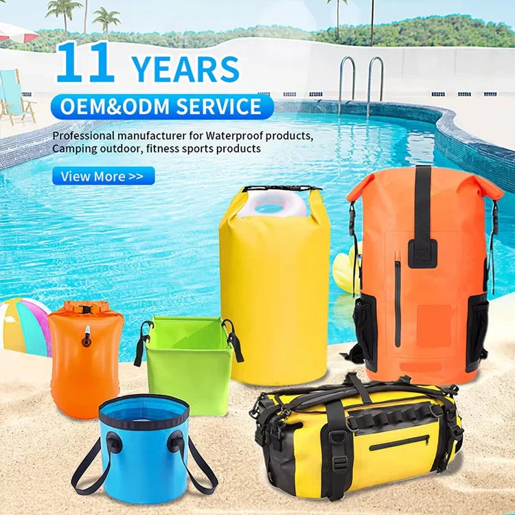 HKM-011027 Durable Waterproof Outdoor Sport Backpack Dry Bag - Available in Multiple Capacities (2L, 5L, 10L, 15L, 20L, 30L)