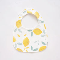HKM-064723 New Arrival Cute U-Shape Kids Bib Waterproof Kids Eating Saliva Towel Feeding Bibs Button Closure