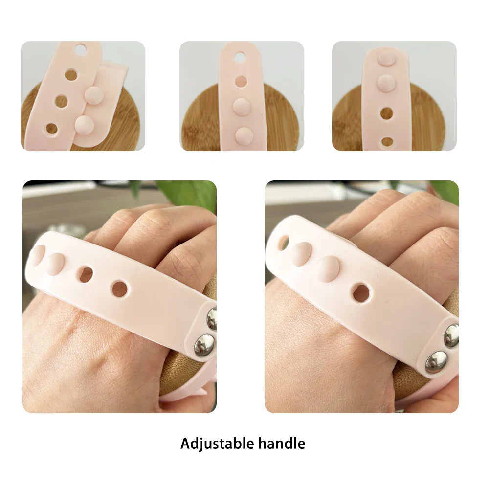 HKM-453459 Silicone Shower Brush with Massage Feature and Shampoo Dispenser for Dog Grooming