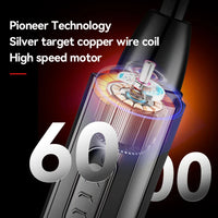 HKM-226195 3-in-1 Electric Trimmer for Ear, Face, Eyebrow, and Nose Hair Removal