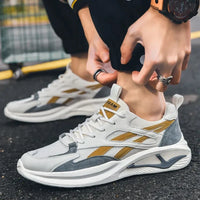 HKM-196947 JSYWD-300 Men's Casual Running Shoes Lightweight Soft Mesh Comfortable Breathable PU Insole Anti-Slip for Spring & Autumn