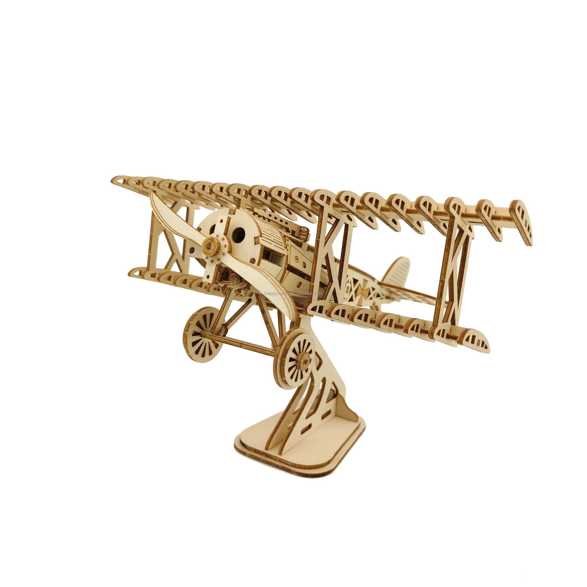 KTX-301907 3D Wooden Plane Puzzle for Engaging Fun and Creativity