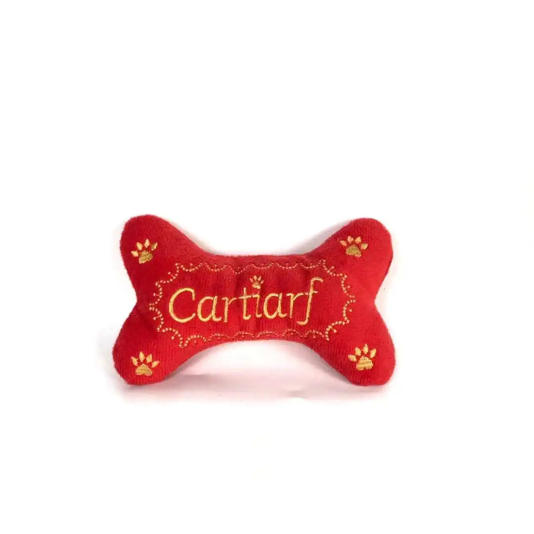 HKM-766483 Custom Plush Dog Chew Toys with Squeaker - Soft and Safe Pet Accessories