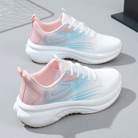 HKM-983379 K2506 New Women's Shoes Summer Mesh Shoes Breathable Thick Sole Elevated Casual Sports Women's Shoes