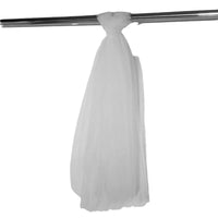 Swiss Dot Tulle Chair Sashes Organza Chair Back Bow Sheer Yarn Chair Covers for Wedding Banquet Party Event Decoration