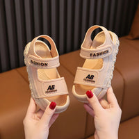 HKM-886227 Perfect Beach and Casual Wear Lightweight Summer Kids' Sandals Breathable Mesh Sports Sandals with Soft Soles