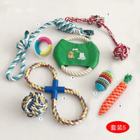 HKM-356307 Durable 12-Pack Interactive Chew Dog Toy Set for Active Play