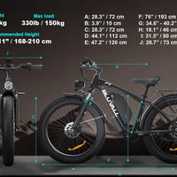 Bluvall F1 USA Warehouse Free Shipping E Bikes  Electric Bicycle  48v23ah Electric Fat Bike Long Range Other Electric Bike