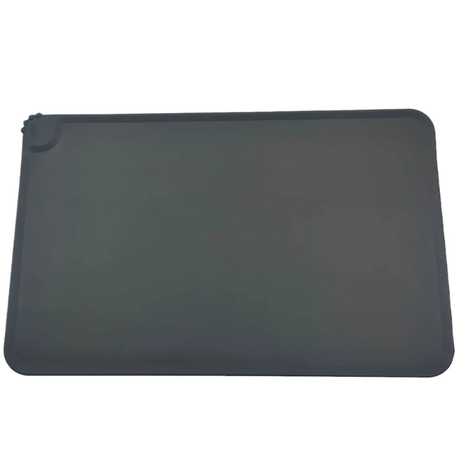 HKM-111123 Non-Slip Waterproof Silicone Pet Feeding Mat with High Lipped Design for Easy Cleanup