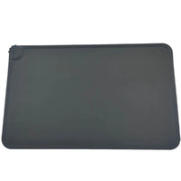 HKM-111123 Non-Slip Waterproof Silicone Pet Feeding Mat with High Lipped Design for Easy Cleanup