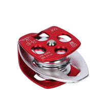 HKM-912723 Aluminium Double Pulley for Climbing and Lifting in Outdoor Activities