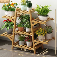 Balcony Flower Rack Indoor Succulent Climbing Vine Flower Rack Modern Living Room Floor-standing Multi Plant Flowerpot Rack