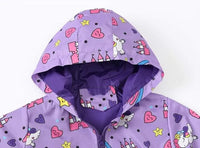 HKM-834195 Girls Softshell Jacket for Kids Comfortable and Stylish Clothing Winter and Autumn