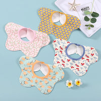 HKM-966419 Wholesale Baby Bib Printed Pattern Spring Summer Waterproof Wool 360° Rotatable Children's Saliva Towel Kids
