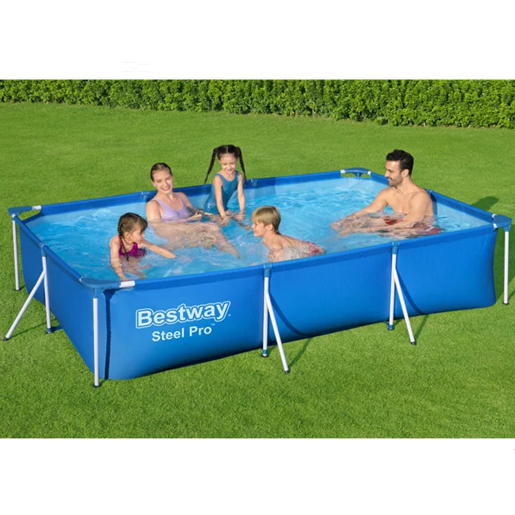 HKM-815571 Above Ground Swimming Pool for Outdoor Use, Easy to Install, Durable Container Design