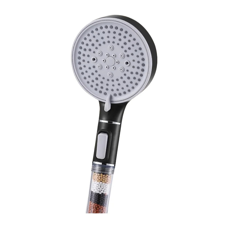 KTX-753491 High Pressure 5-Mode Handheld Mineral Rain Shower Head with Filter