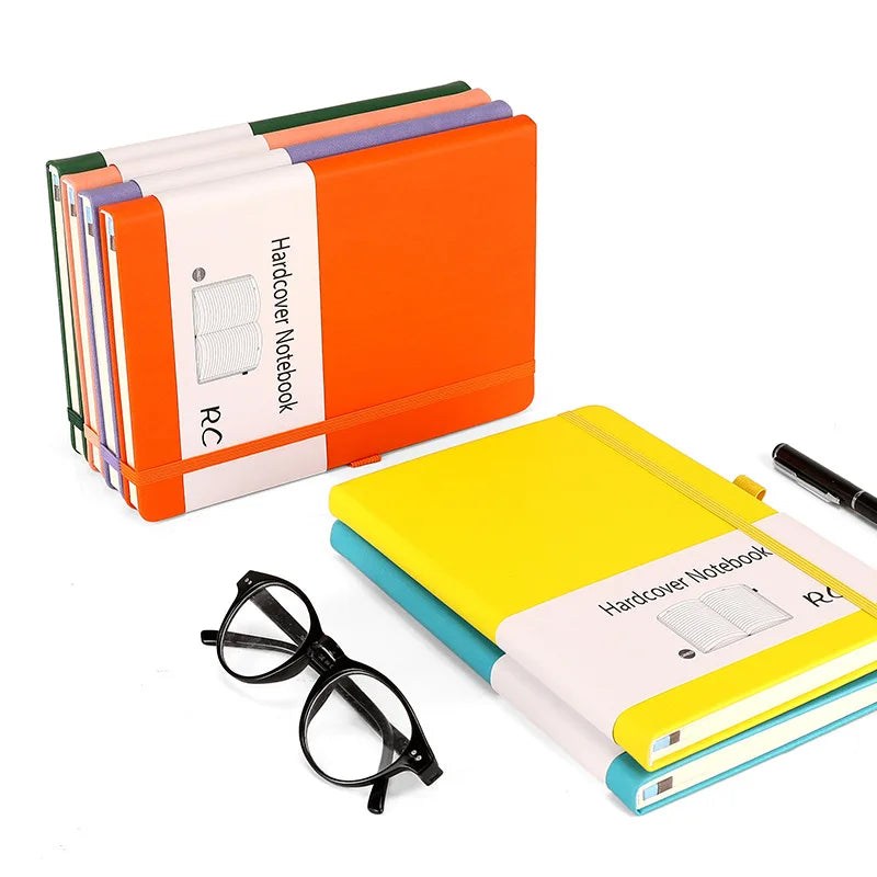 KTX-916435 A5 PU Leather Hardcover Notebook with Customisable Options and Lined Pages