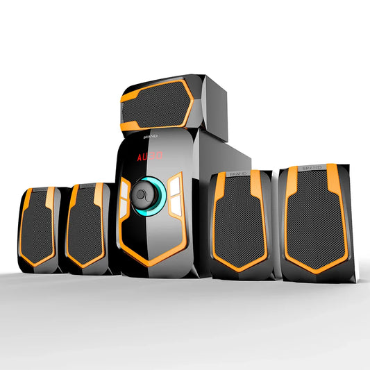 KTX-367507 5.1 Channel Surround Sound Home Theatre System with USB, SD, and FM Radio