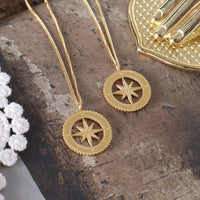 HKM-723539 2024 Double Layer Heart Pendant Necklace Jewellery for Women PVD 18K Gold Plated Waterproof Jewelry