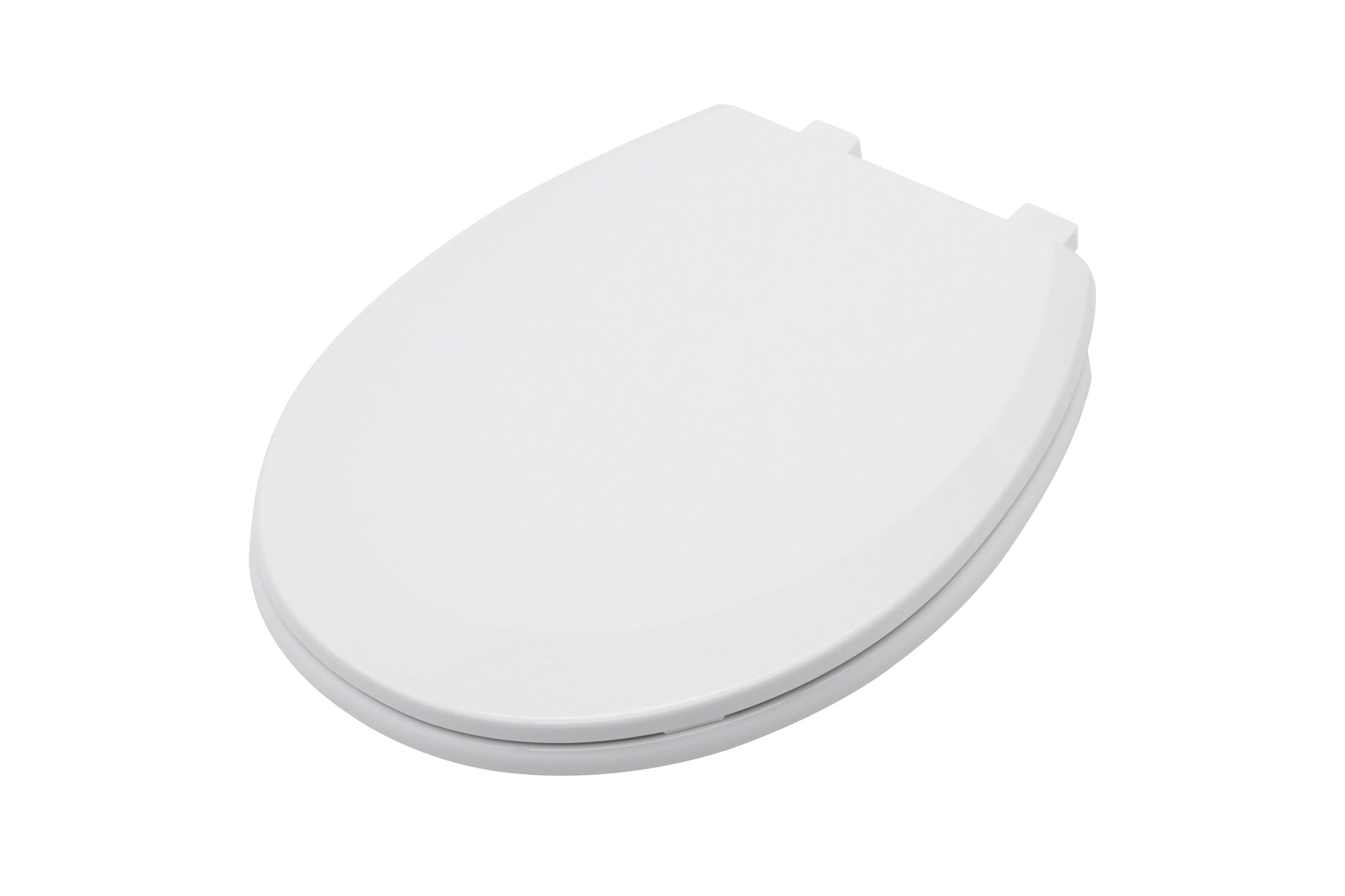 KTX-096979 Soft Closing Round PP Toilet Seat Cover - Modern Plastic Closed Front Design