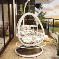 Modern Design Indoor Outdoor Rocking Swing Bird's Nest Balcony Hammock Chair 2-Seater Outdoor Furniture Hanging Basket Swing