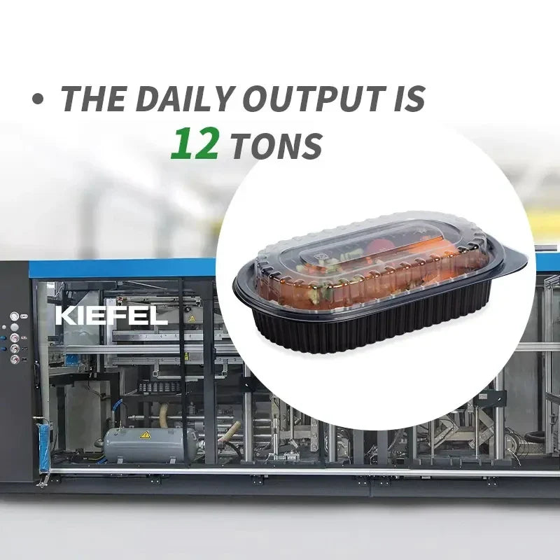 KTX-450387 Microwavable Clear Plastic Food Containers with Lids - Recycled Small Takeout Boxes