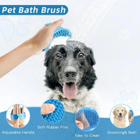 HKM-617299 6PCS Dog Grooming Kit - Includes Flea Comb, Bath Brush, and Nail Clipper for Cats and Dogs