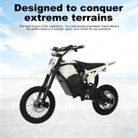 HKM-3364051 Electric Trail Bike 3000W 48V 21Ah Hydraulic Disc Brakes 265 lb Load Top Speed 34 MPH for Daily Commuting