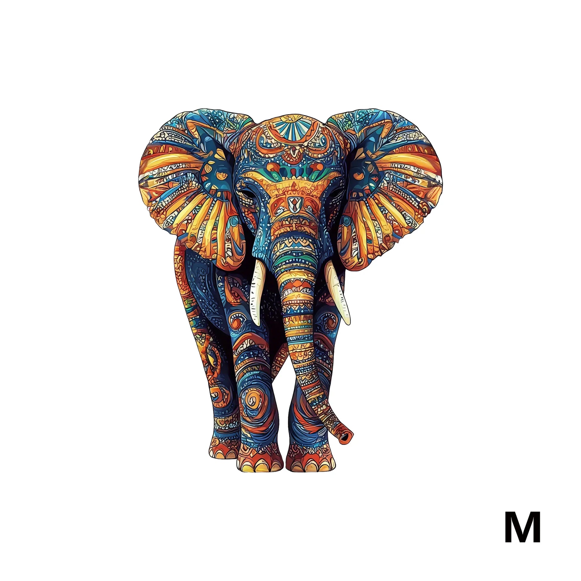 KTX-105299 DIY Unique Shape Wooden Animal A4 Jigsaw Puzzle for Adults with Wooden Pieces