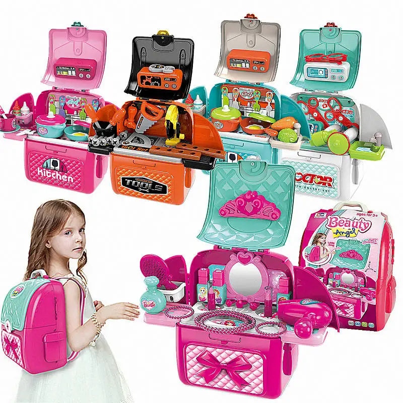 KTX-917971 Pink Kitchen Toy Set for Kids - Pretend Play Cooking Simulation for Ages 2 to 13 Years
