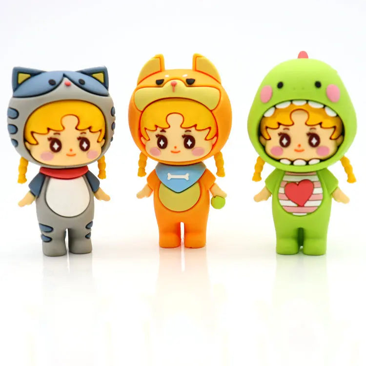 KTX-290387 Custom 3D PVC Action Figures and Cartoon Figurines - Eco-Friendly Toys and Crafts