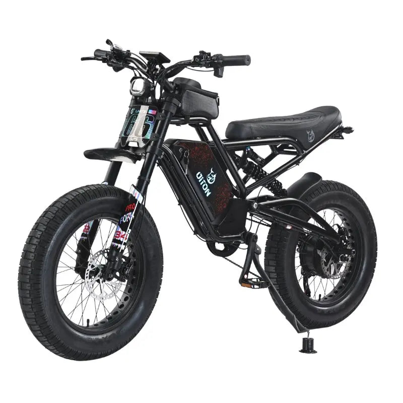 DITON D9 20 Inch Fat Tire Electric Bike 52V High Torque Drive System 25Ah Long Range Battery Adult Off Road Adventure E Bike