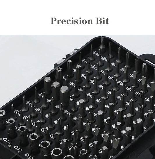 KTX-100435 115-in-1 Precision Repair Screwdriver Set with Magnetic Bits for Electronics