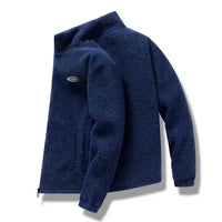 HKM-996883 Jacket for Men Winter Sporty Puffer Style Thickened Cotton Lamb Trend Granular Velvet Stand Collar Coats Jacket Custom