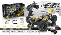 HKM-544019 High-Speed 1/18 4x4 RC Monster Truck, Waterproof Electric Racing Car for Indoor/Outdoor Fun