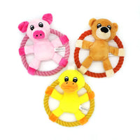 HKM-815059 Interactive Chew Toy for Dogs – Funny Animal Shape Squeaker Puppy Training Accessory