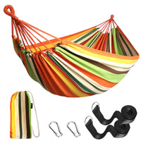 HKM-257363 Portable Hammock for Camping - Durable Single/Double Parachute Design for Outdoor Travel