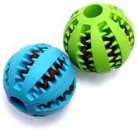 HKM-683987 Custom Funny Rubber Dog Ball Toy with Crinkle and Squeaker Inside