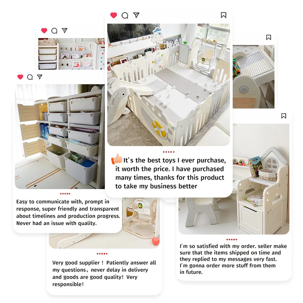 KTX-855507 Customisable Foldable Indoor and Outdoor Playpen for Toddlers and Kids