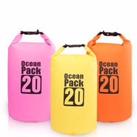 HKM-207635 Lightweight Waterproof PVC Outdoor Dry Bag - 20L Foldable Design for Sports and Hiking