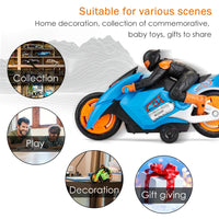 HKM-885203 Remote Control Mini Electric Motorcycle with Music and Lights for Kids Ages 3 and Up