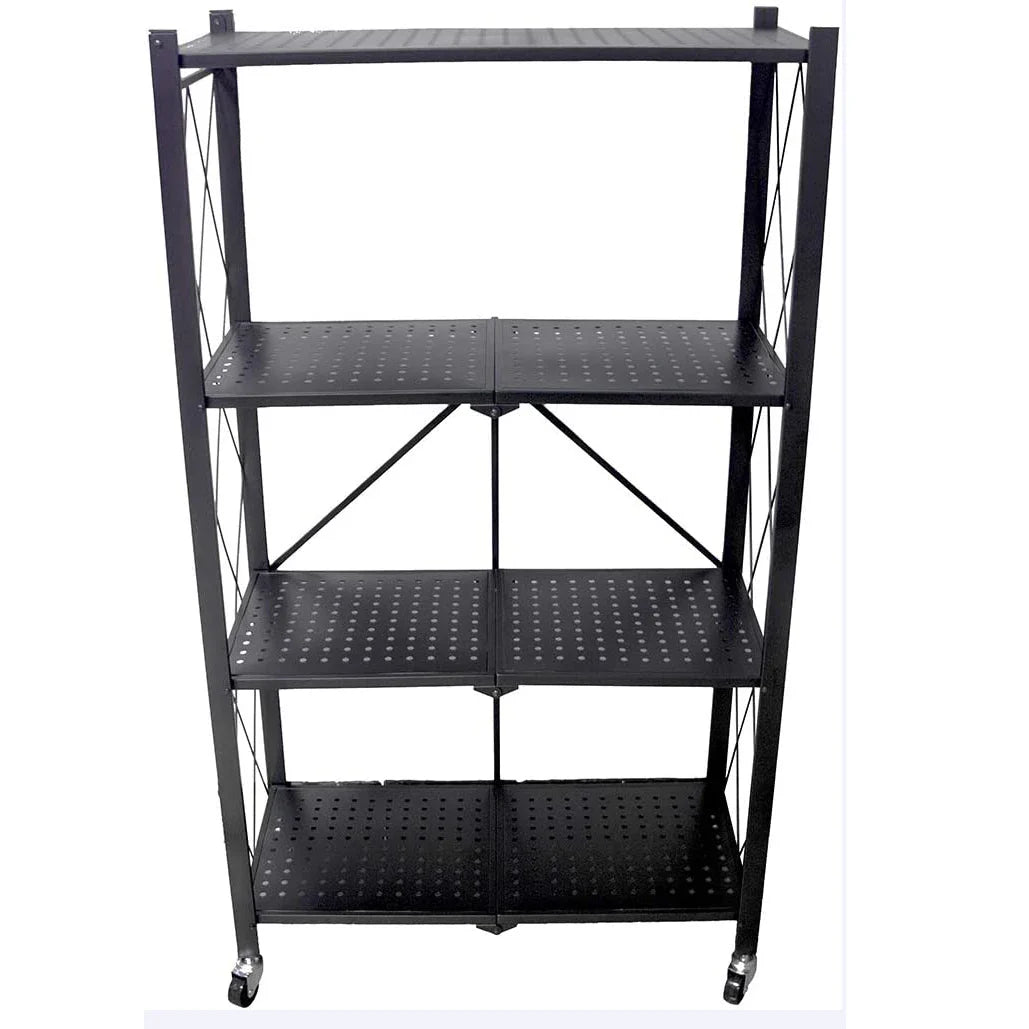 KTX-827795 4-Tier Metal Vegetable Storage Rack for Kitchen Organisation