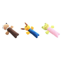 HKM-258003 Soft Interactive Squeaky Dog Chew Toys Set for Aggressive Chewers