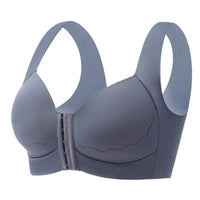HKM-378899 High Quality Plus Size Seamless Bra Front Buckle No Underwire Bra Push up Wire Free Bra for Women