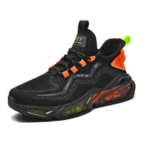 HKM-328019 JSYWD-286 Men's Casual Fashion Trend Sneakers with Crisp Breathable Mesh and Soft Soles