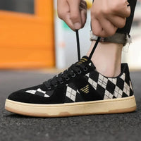 HKM-295251 JZM-B07 Men's Fashion Trend Sneakers Casual Running Shoes Waterproof Feature Lace-Up Comfortable Convenient for Winter Use