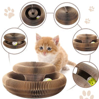 HKM-898707 Interactive Corrugated Cardboard Cat Scratching Board for Engaging Play and Claw Maintenance