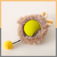 HKM-325843 Automatic Interactive Cat Toy Ball with Fast Rolling and Chirping for Indoor Play