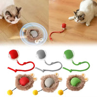 HKM-145043 Interactive Smart Cat Toy Ball with Remote Control - Automatic Rolling Indoor Cat Accessory
