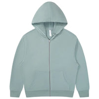 HKM-948307 Men's Women's 380G Oversized Puff Technique Hooded Sweatshirt High Fleece Solid Color Zipper Casual Sports Print Pullover